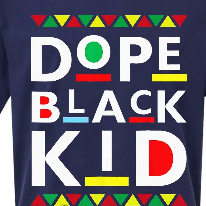 Dope Black Juneteenth Black History Month Sueded Cloud Jersey T-Shirt