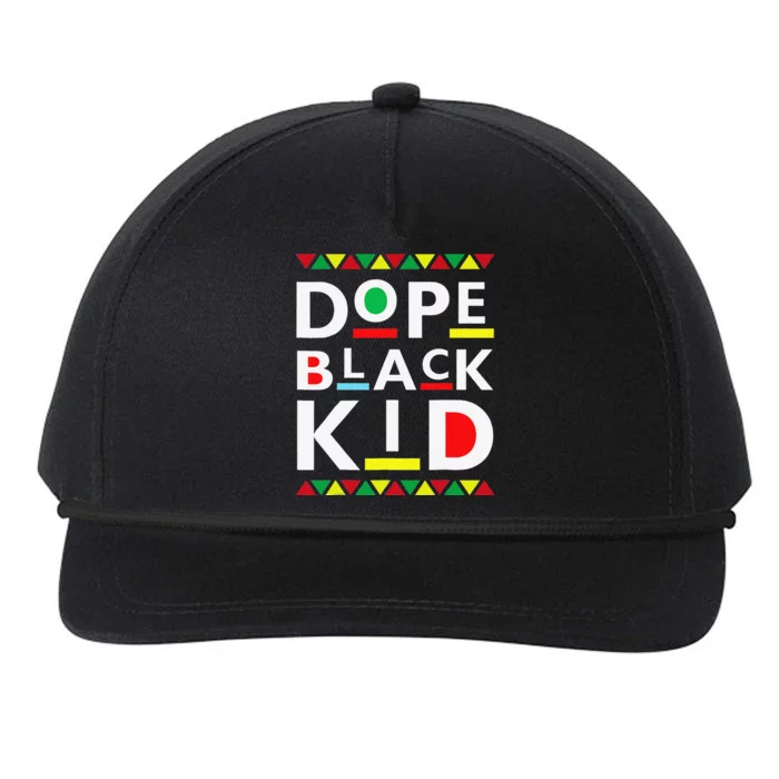 Dope Black Juneteenth Black History Month Snapback Five-Panel Rope Hat