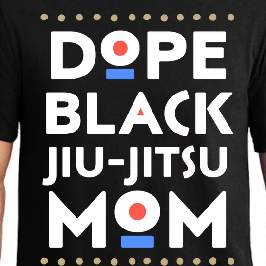 Dope Black Jiugreat Giftjitsu Mom African Melanin Martial Arts Sports Gift Pajama Set