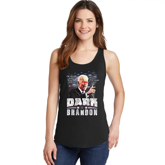 Dark Brandon Joe Biden Ladies Essential Tank