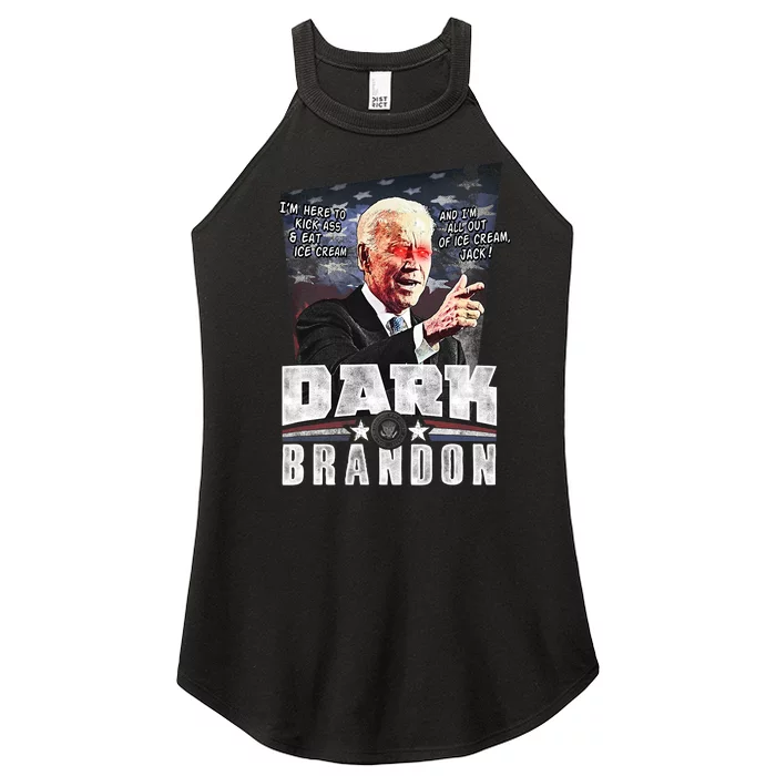 Dark Brandon Joe Biden Women’s Perfect Tri Rocker Tank