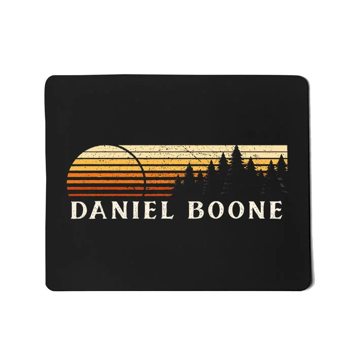 Daniel Boone Ky Vintage Evergreen Sunset Eighties Mousepad