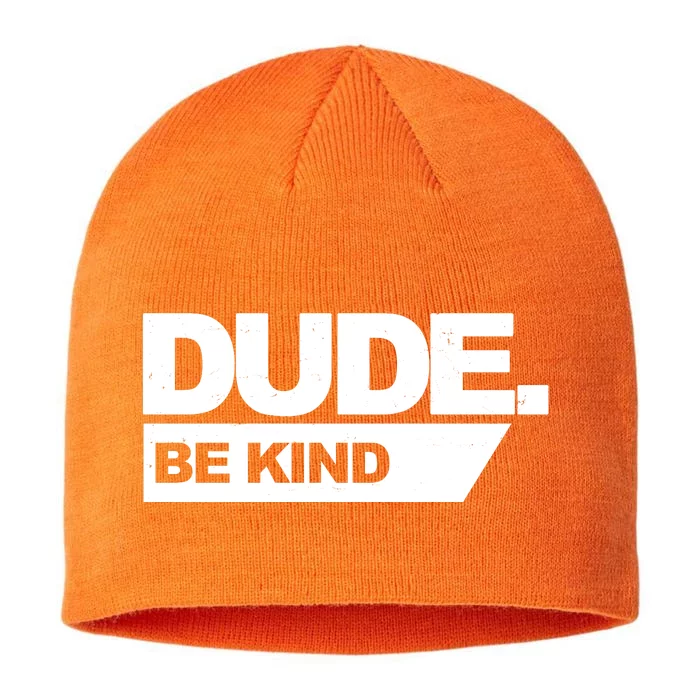 Dude Be Kind Anti Bullying 8 1/2in Sustainable Knit Beanie