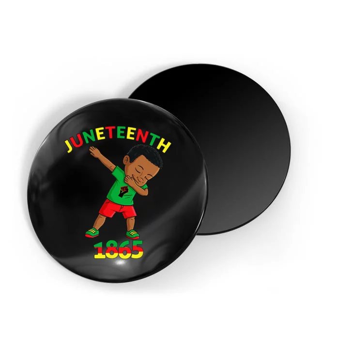 Dabbing Black King Juneteenth Melanin Brown Skin Dab Magnet