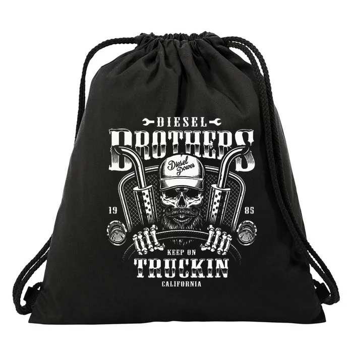 Diesel Brothers Keep On Truckin Drawstring Bag