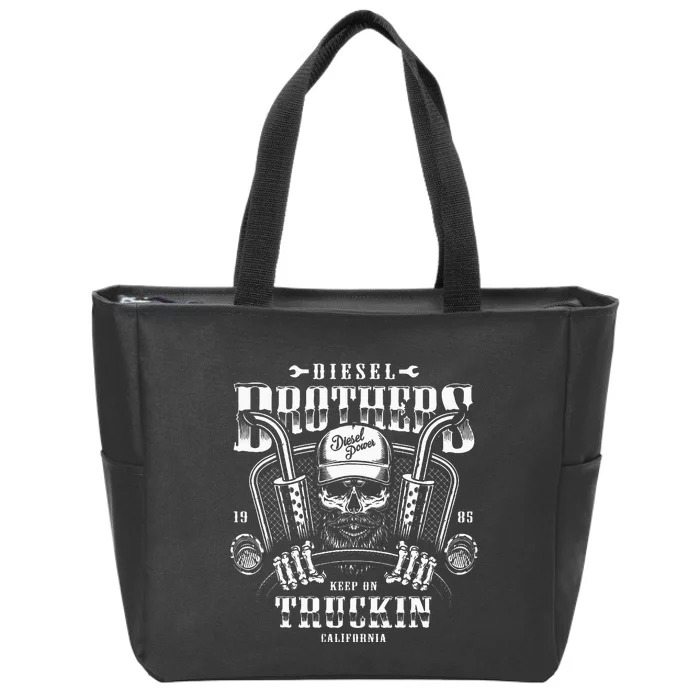 Diesel Brothers Keep On Truckin Zip Tote Bag