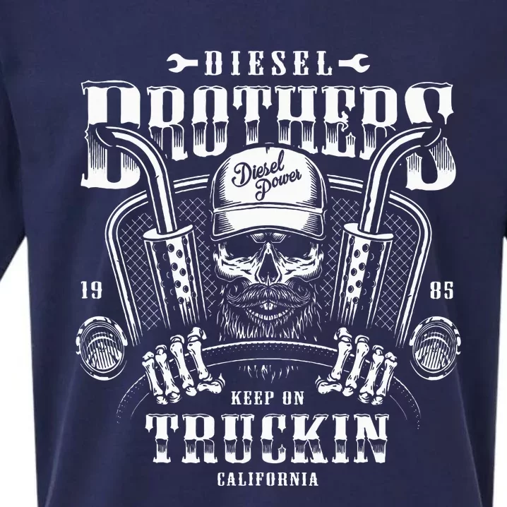 Diesel Brothers Keep On Truckin Sueded Cloud Jersey T-Shirt