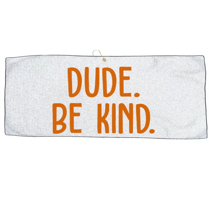 Dude Be Kind Anti Bully Large Microfiber Waffle Golf Towel