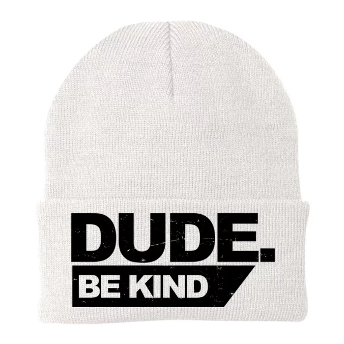 Dude Be Kind Anti Bullying Retro Knit Cap Winter Beanie