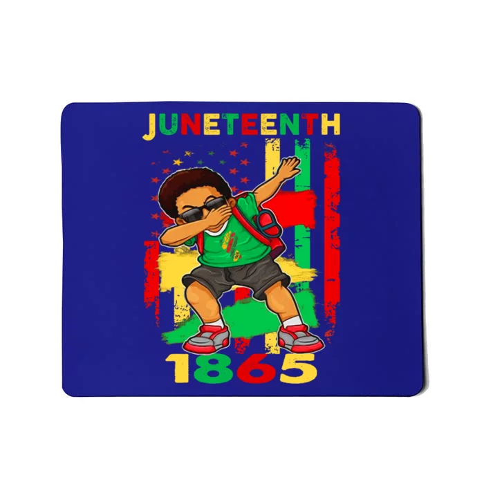 Dabbing Black King Junenth Melanin Brown Skin Cute Gift Mousepad