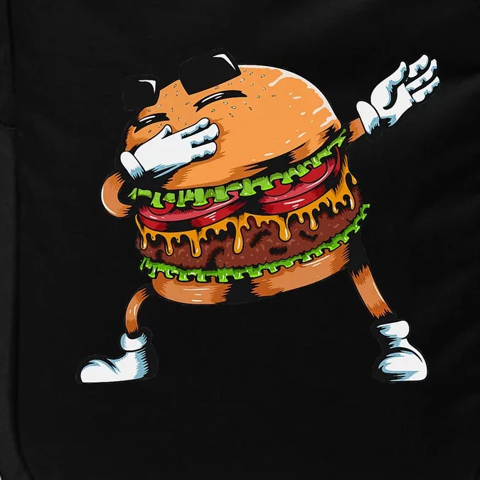 Dabbing Burger Lovers Fast Food Hamburger Impact Tech Backpack