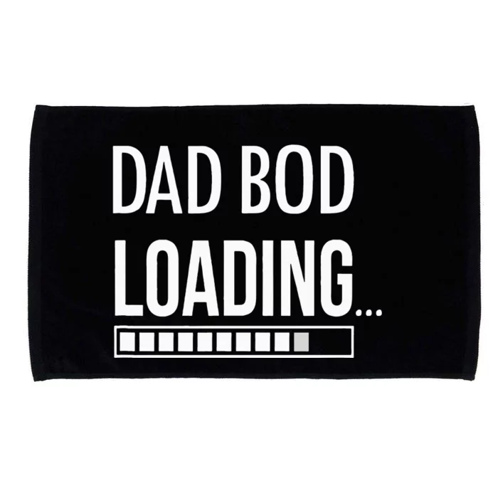 Dad Bod Loading Father Figure Microfiber Hand Towel