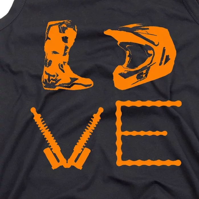 Dirt Bike Love Motorcycle Motocross Enduro Tank Top