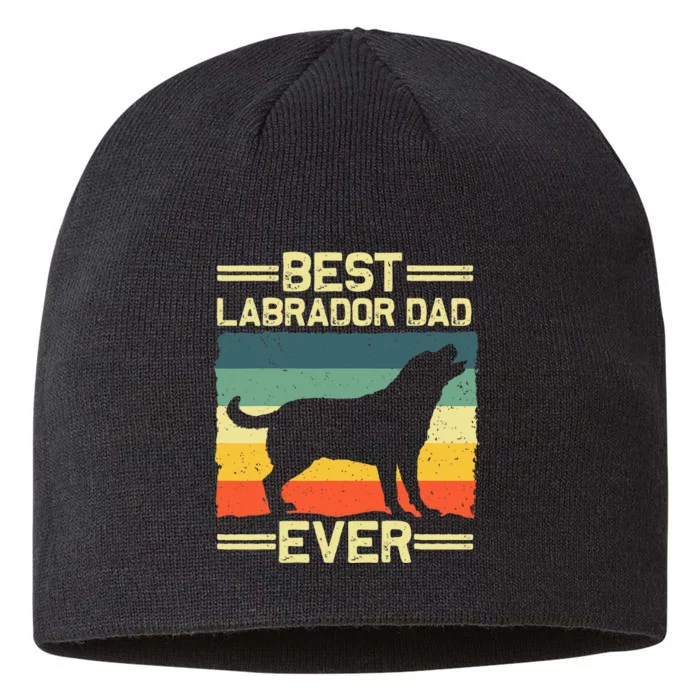 Dad Black Lab Yellow Labrador Retriever 8 1/2in Sustainable Knit Beanie