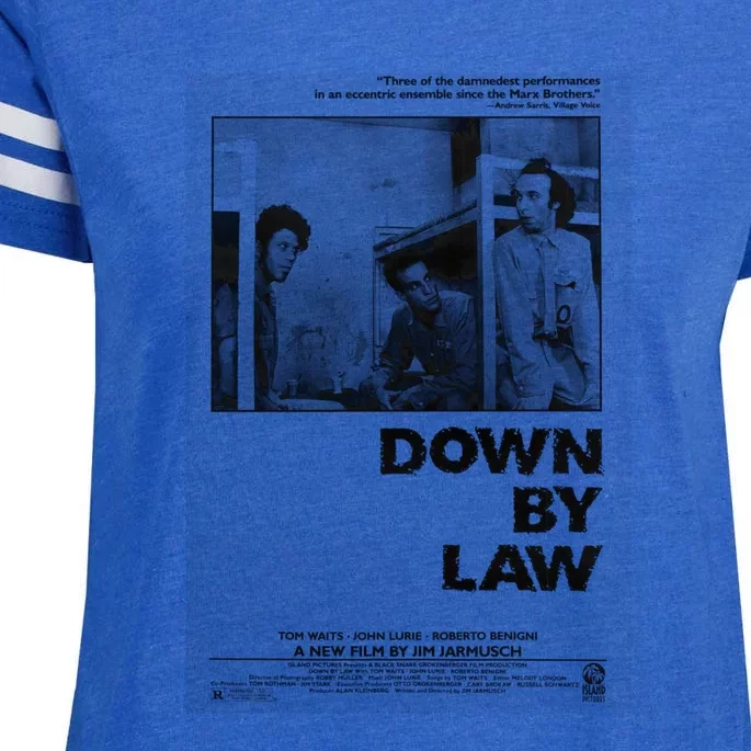 Down By Law Tribute Poster Enza Ladies Jersey Football T-Shirt