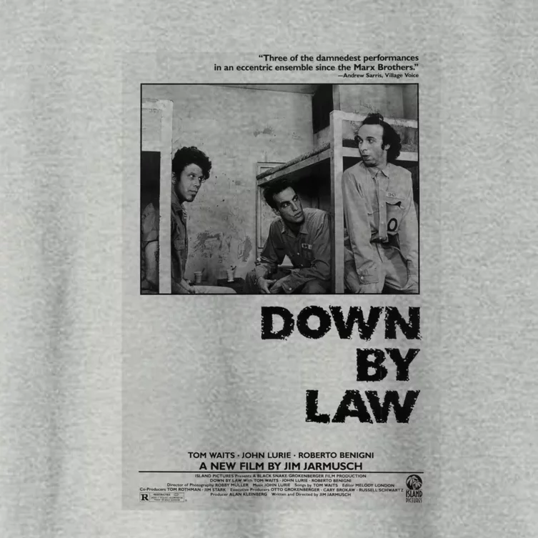 Down By Law Tribute Poster Women's Crop Top Tee