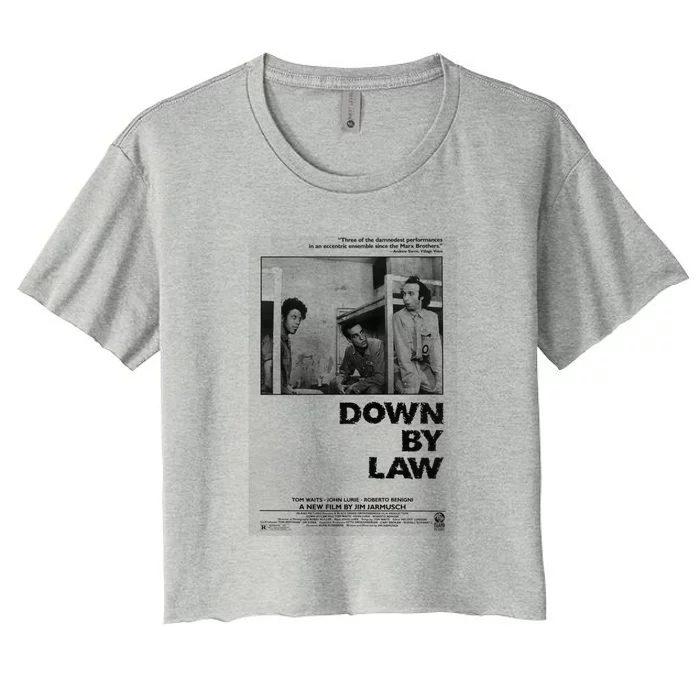 Down By Law Tribute Poster Women's Crop Top Tee