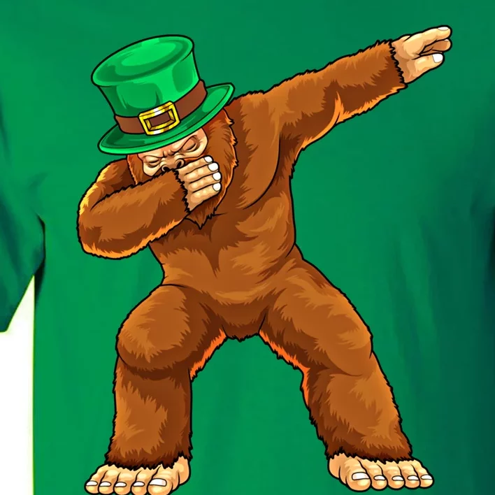 Dabbing Bigfoot Leprechaun St Patricks Day Irish Sasquatch Great Gift Tall T-Shirt