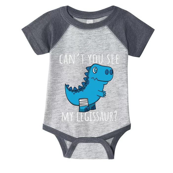 Dinosaur Broken Leg Get Well Soon For Leg Injury Infant Baby Jersey Bodysuit