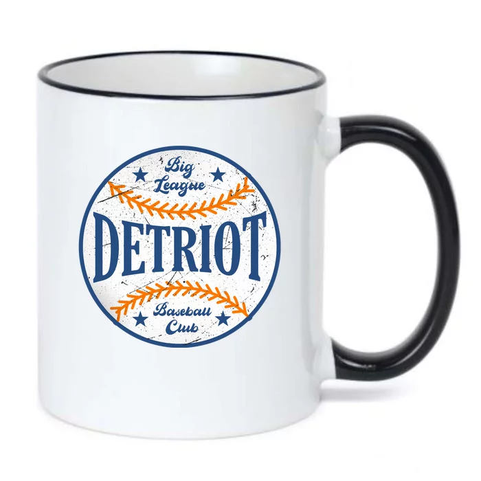 Detroit Big League Baseball Club Black Color Changing Mug