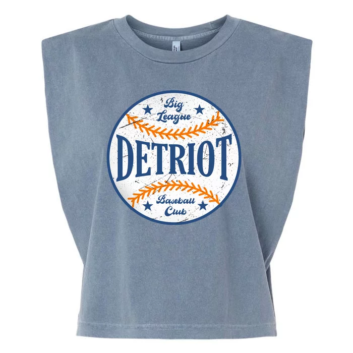 Detroit Big League Baseball Club Garment-Dyed Women's Muscle Tee