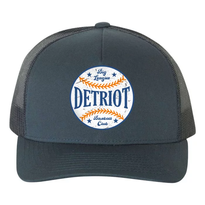 Detroit Big League Baseball Club Yupoong Adult 5-Panel Trucker Hat