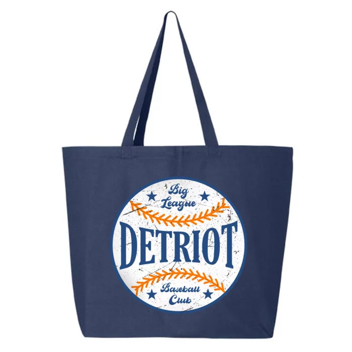 Detroit Big League Baseball Club 25L Jumbo Tote