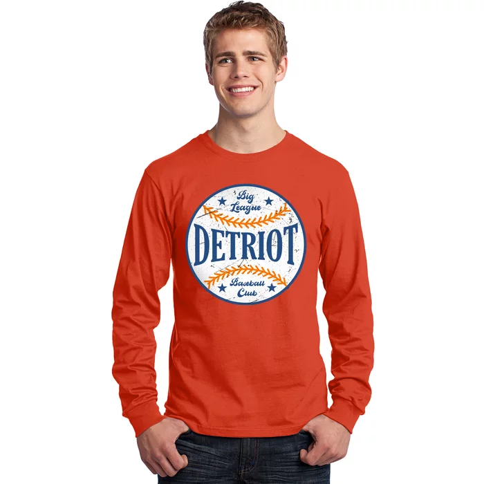 Detroit Big League Baseball Club Long Sleeve Shirt