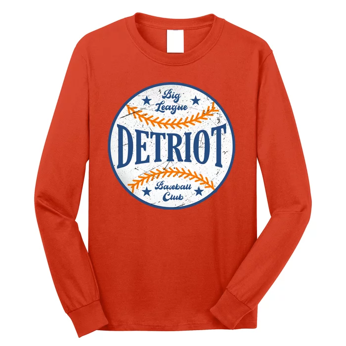 Detroit Big League Baseball Club Long Sleeve Shirt