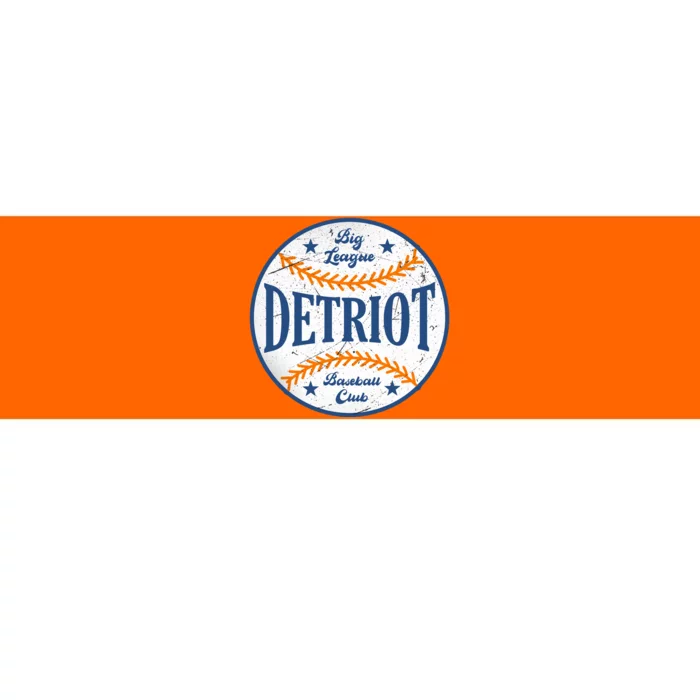 Detroit Big League Baseball Club Bumper Sticker