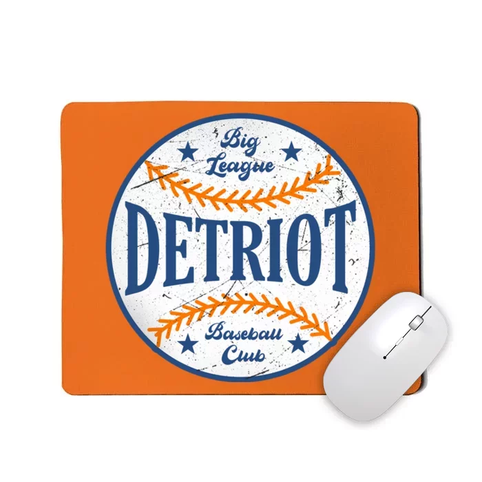 Detroit Big League Baseball Club Mousepad