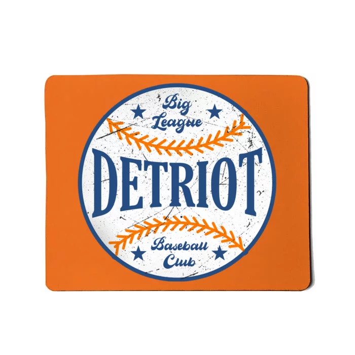 Detroit Big League Baseball Club Mousepad