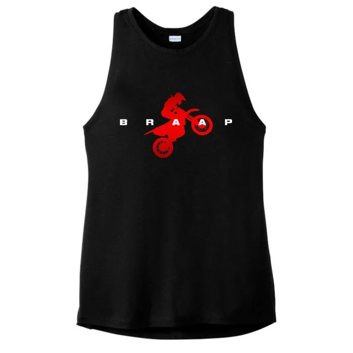 Dirt Bike Motocross Dirt Bike Motocross Ladies Tri-Blend Wicking Tank