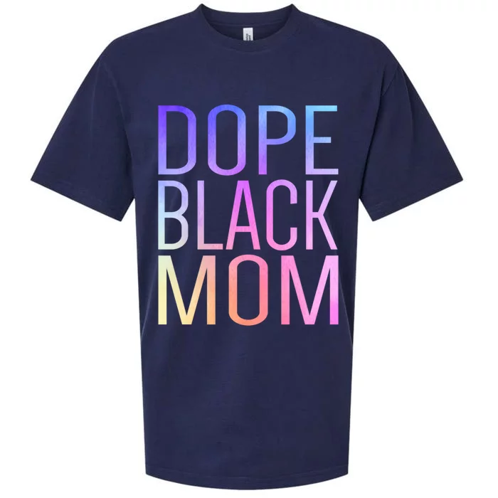 Dope Black Mom Proud Black Mom Pride Cute Mother's Day Funny Gift Sueded Cloud Jersey T-Shirt