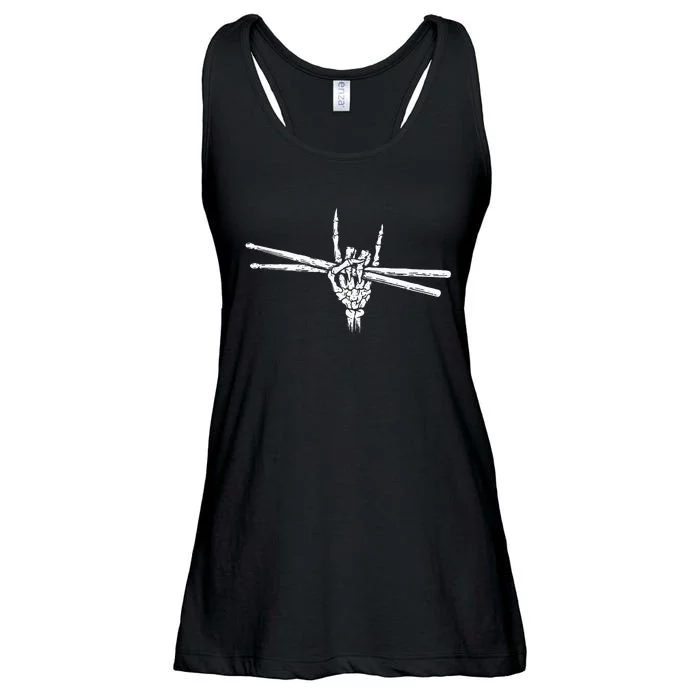 Drumsticks Band Music Drummer Percussion Player Ladies Essential Flowy Tank