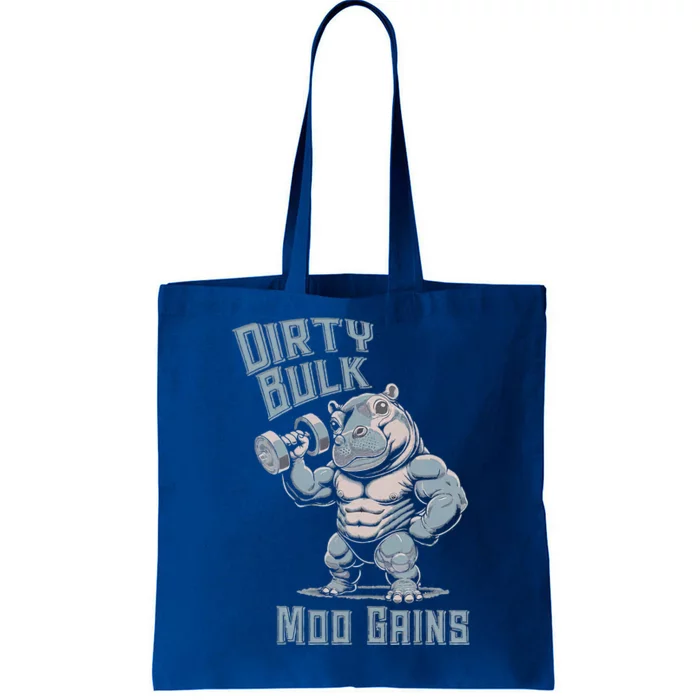 Dirty Bulk Moo Gains Tote Bag