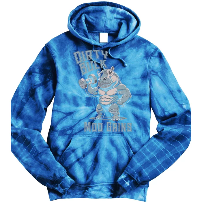 Dirty Bulk Moo Gains Tie Dye Hoodie