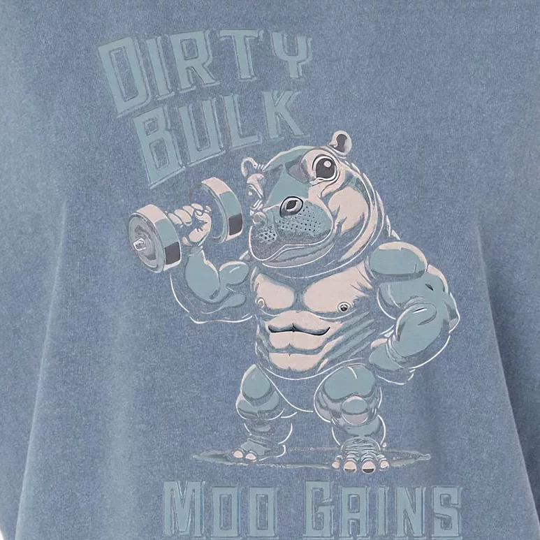 Dirty Bulk Moo Gains Garment-Dyed Women's Muscle Tee