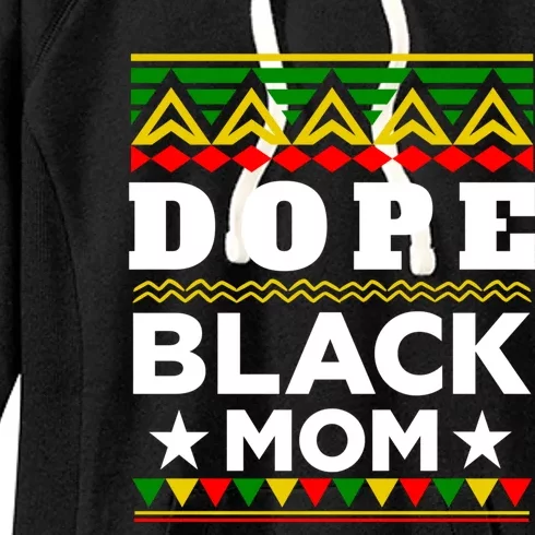 Dope Black Mom Gift Black History Month Cool Gift Women's Fleece Hoodie