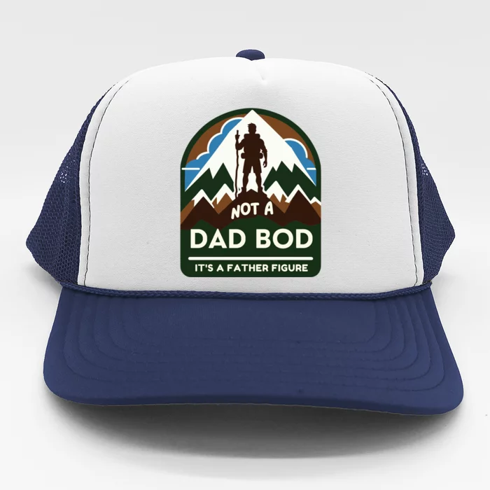 Dad Bod Mountain Father Figure Dad Bod Father Figure Cute Gift Trucker Hat