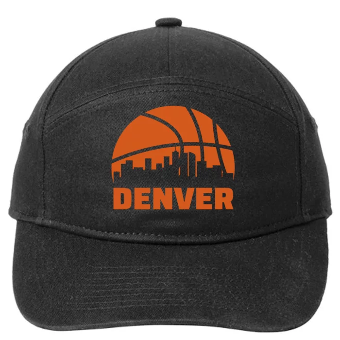 Denver Basketball Mile High 5280 7-Panel Snapback Hat