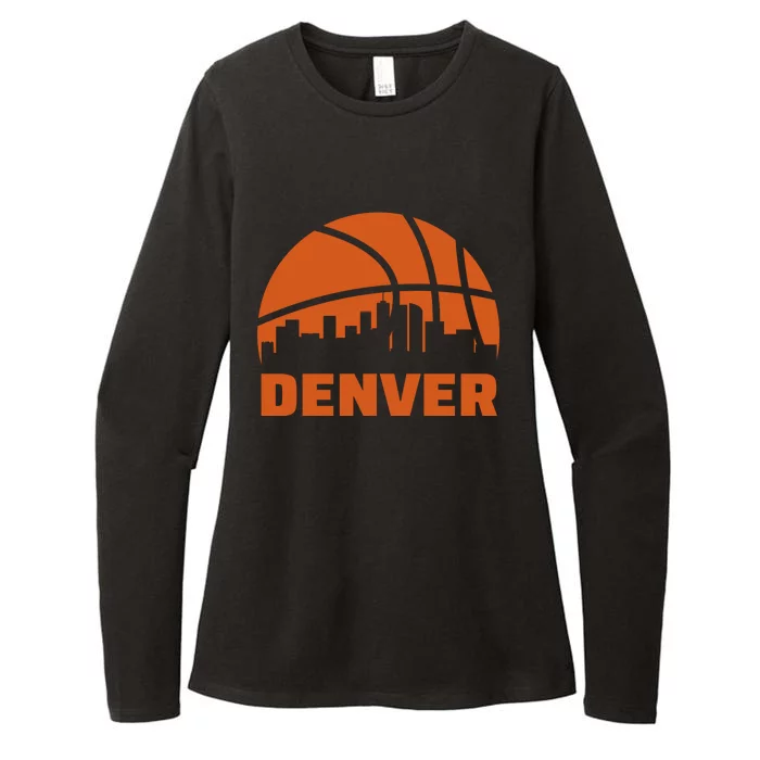 Denver Basketball Mile High 5280 Womens CVC Long Sleeve Shirt