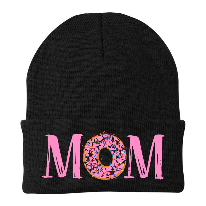 Donut Birthday Mom Family Donut Birthday Knit Cap Winter Beanie