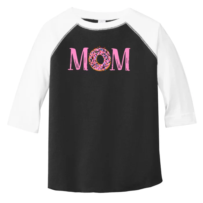 Donut Birthday Mom Family Donut Birthday Toddler Fine Jersey T-Shirt