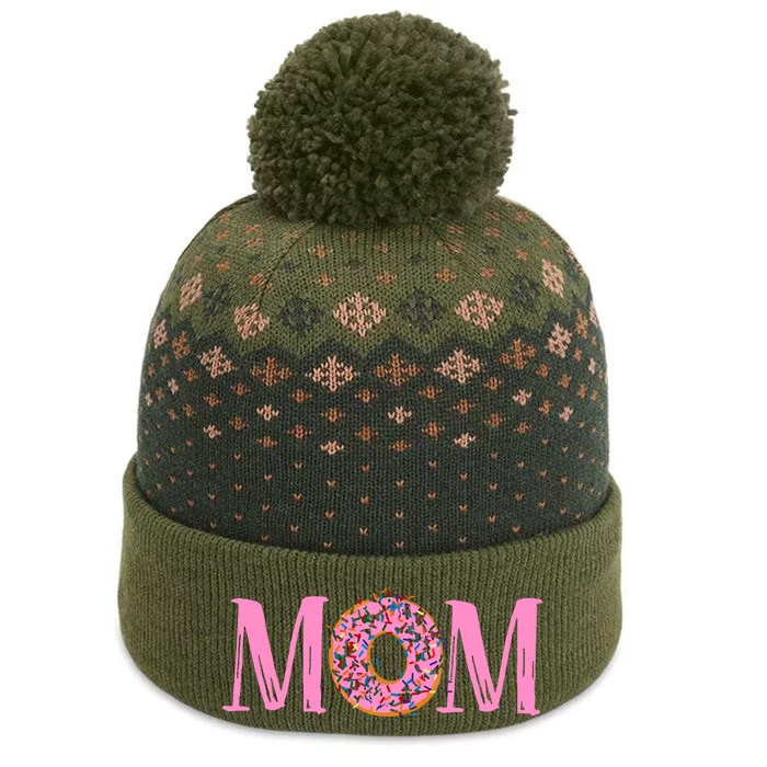 Donut Birthday Mom Family Donut Birthday The Baniff Cuffed Pom Beanie