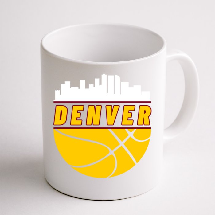 Denver Basketball Mile High 5280 Front & Back Coffee Mug