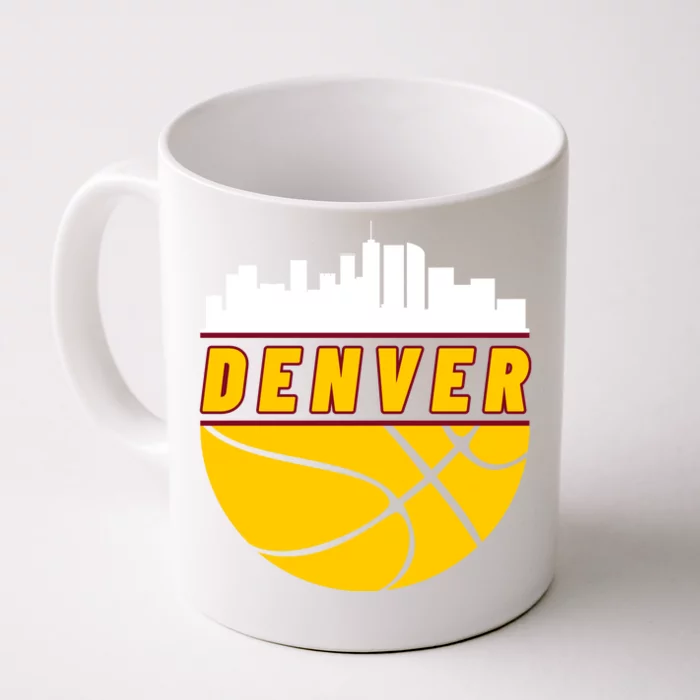 Denver Basketball Mile High 5280 Front & Back Coffee Mug