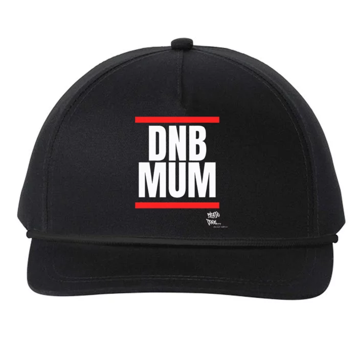 Drum Bass Merch Dnb Mum Rave Jungle Dance Snapback Five-Panel Rope Hat