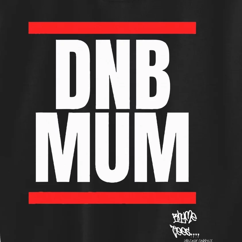 Drum Bass Merch Dnb Mum Rave Jungle Dance Kids Sweatshirt