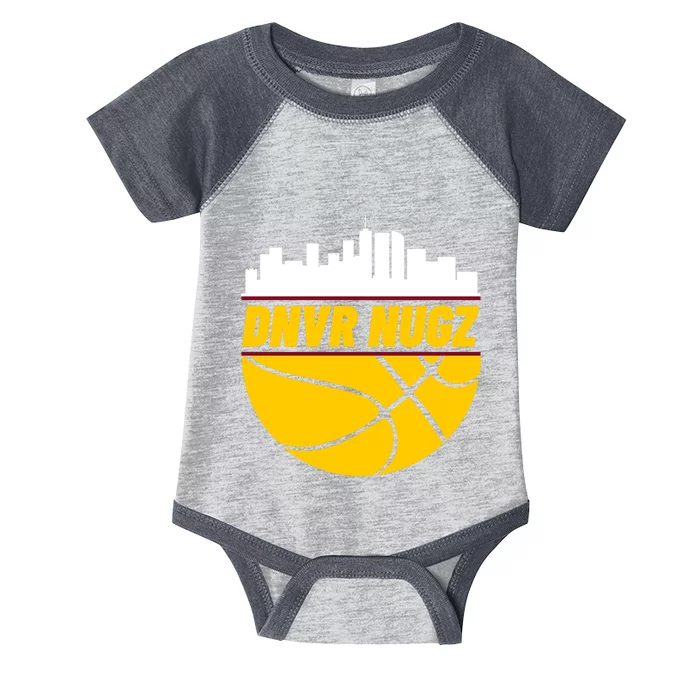 Denver Basketball Mile High 5280 Nugz Infant Baby Jersey Bodysuit